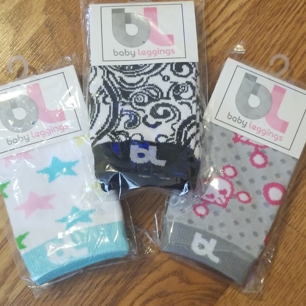 Bundle of 3 Baby Leggings